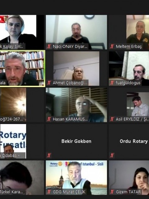 ORDU ROTARY KULÜBÜ 8 KULÜBÜN KATILIM İLE INTERCİTY TOPLANTISI YAPTI.