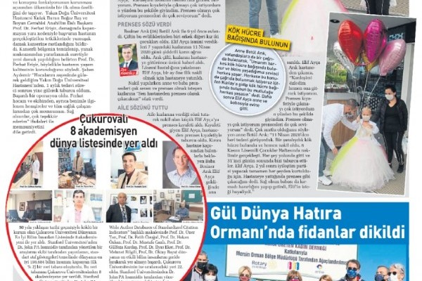 Adana Seyhan RK  - GÜLDÜNYA HATIRA ORMANI 2430. BÖLGE HABERİ