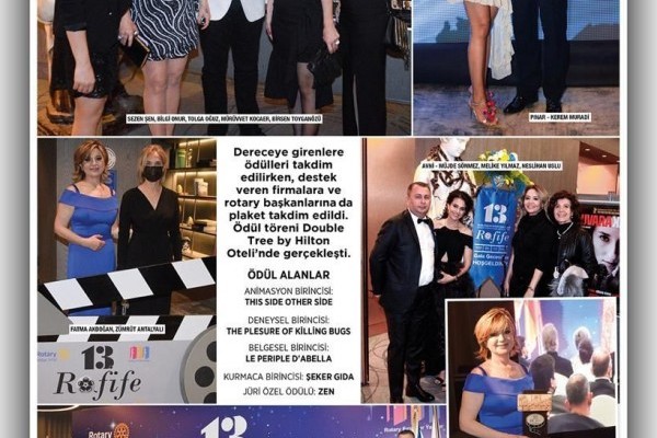 Adana Seyhan RK  - 13. ROFİFE (ROTARY FİLM DESTİVALİ) ÖDÜL TÖRENİ