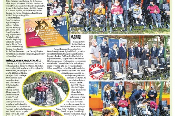 Adana Seyhan RK  - SPİNA BFİDA'LI ÇOCUKLARA 100 ADET AKÜLÜ SANDALYE BAĞIŞI YAPILDI