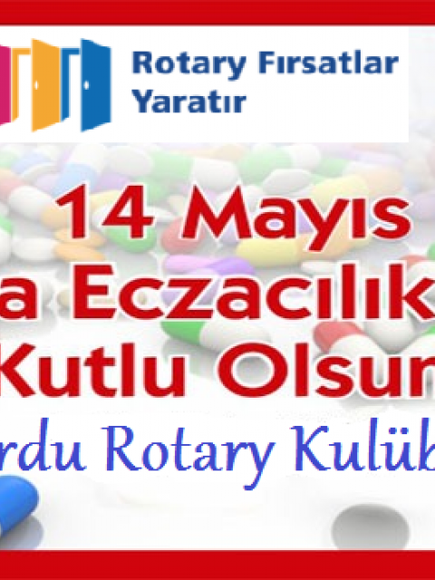 Ülkemiz sağlığına hizmet eden tüm eczacılarımızın 14 Mayıs Eczacılık Gününü kutlarız.