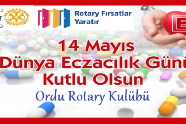 Ülkemiz sağlığına hizmet eden tüm eczacılarımızın 14 Mayıs Eczacılık Gününü kutlarız.