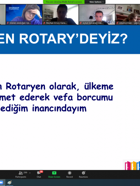 Yazılıkaya Rotary Kulübü/Yeni üye rozet takılması ve yeni üye uyum kampı
