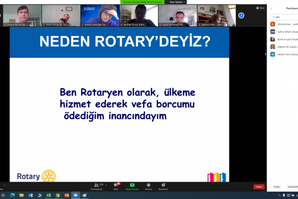Yazılıkaya Rotary Kulübü/Yeni üye rozet takılması ve yeni üye uyum kampı