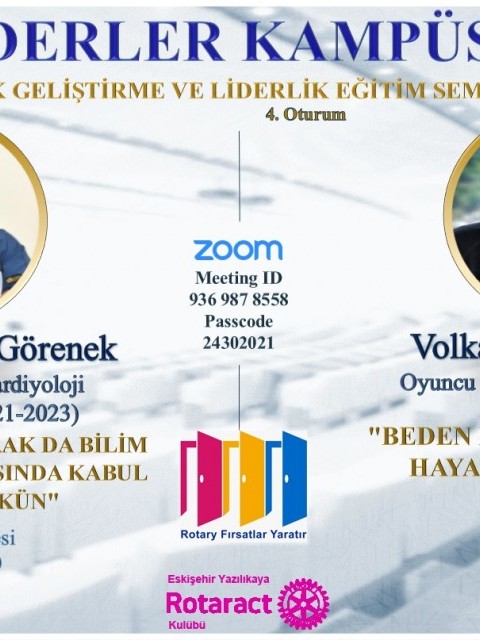 Yazılıkaya Rotary Kulübü/2. gün seminer ilanı