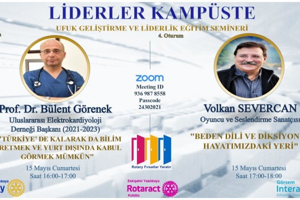 Yazılıkaya Rotary Kulübü/2. gün seminer ilanı