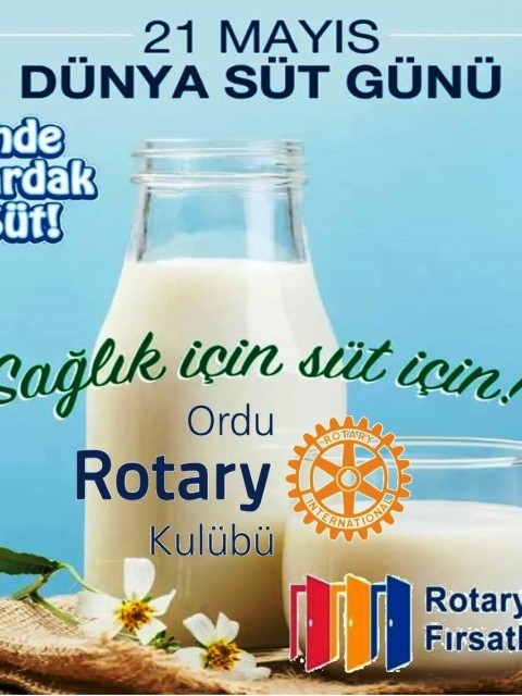 21 MAYIS DÜNYA SÜT GÜNÜ. GÜNDE 2 BARDAK SÜT....