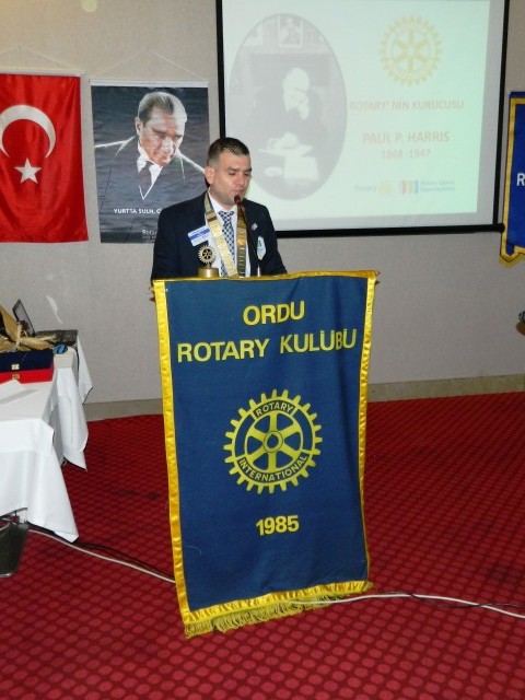 ORDU ROTARY KULÜBÜ BAŞKANLIK DEVİR TESLİM TÖRENİNİ YAPTI.