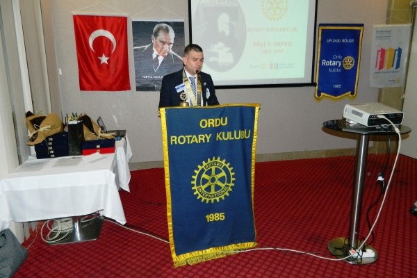 ORDU ROTARY KULÜBÜ BAŞKANLIK DEVİR TESLİM TÖRENİNİ YAPTI.
