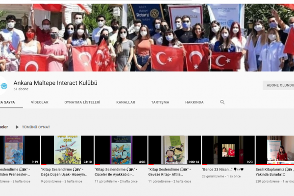 Ankara Maltepe Rotary Kulübü Ankara Maltepe Interact Kulübü  youtube hesabı 