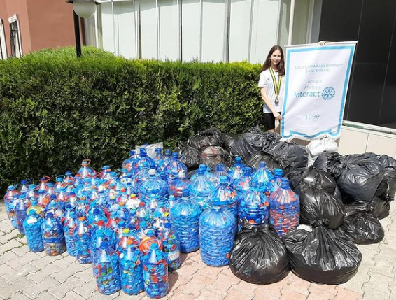 Ankara Maltepe Rotary Kulübü ınteractlarımızın  “Bir Tohum Saçtık Binlerce Çiçek Açtık” projesi