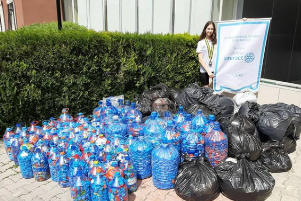 Ankara Maltepe Rotary Kulübü ınteractlarımızın  “Bir Tohum Saçtık Binlerce Çiçek Açtık” projesi
