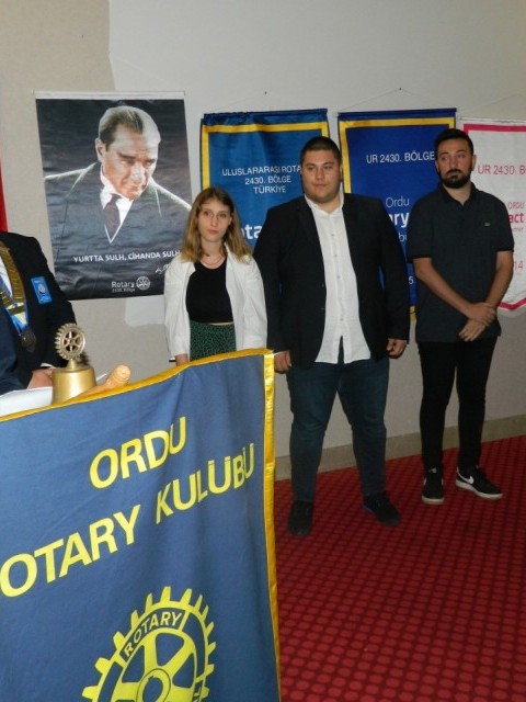 Ordu Rotaract Kulübü 3 üye girişi gerçekleştirdi.
