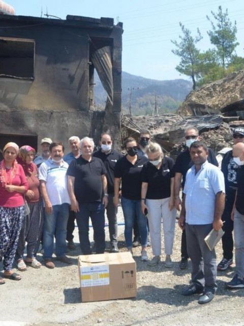 Güney Rotary Yangından Etkilenen Kozan Dağ Köylerinde 