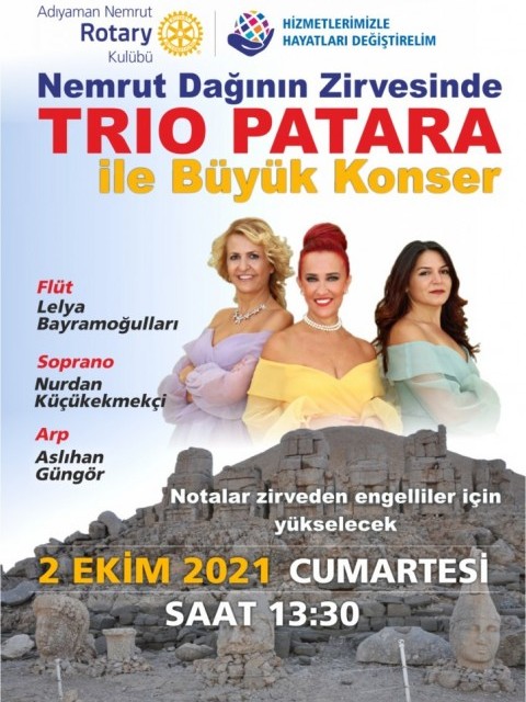 NEMRUT DAĞININ ZİRVESİNDE TRİO PATARA İLE BÜYÜK KONSER