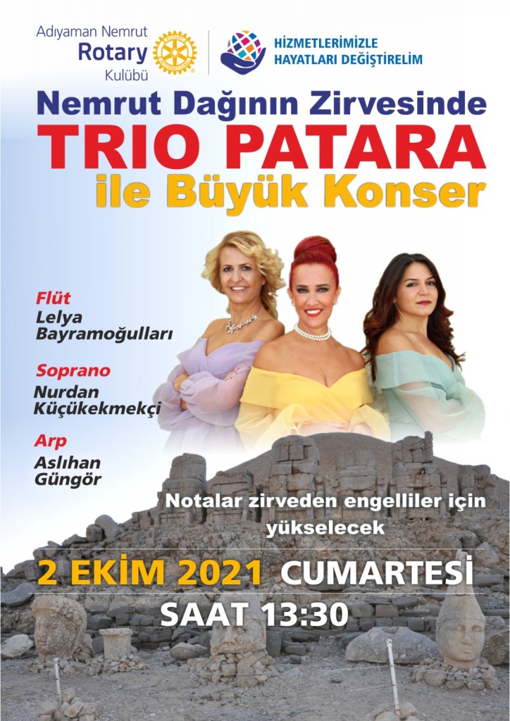 NEMRUT DAĞININ ZİRVESİNDE TRİO PATARA İLE BÜYÜK KONSER