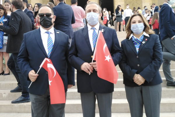 ASPENDOS ROTARY KULÜBÜ ANITKABİR ZİYARETİ