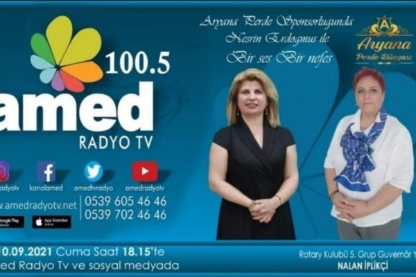 AMED TV'de Diyarbakır Rotary Kulübü Programı