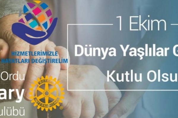 1 Ekim Dünya Yaşlılar günü kutlu  olsun.