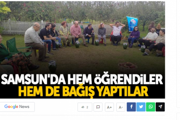  Bafra Kızılırmak Rotary Klubü' nün Sirke (Organik Elma) Atölyesi Etkinliği