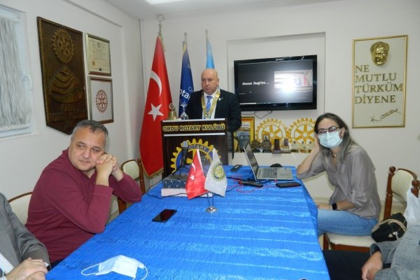 Ordu Rotary Kulübünün konuğu Ordu Rotaract Kulübü üyesi Rtc. Tugay Yılmaz oldu.