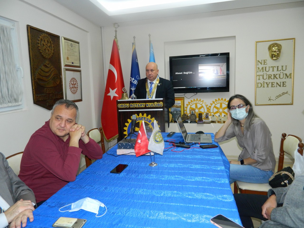 Ordu Rotary Kulübünün konuğu Ordu Rotaract Kulübü üyesi Rtc. Tugay Yılmaz oldu.