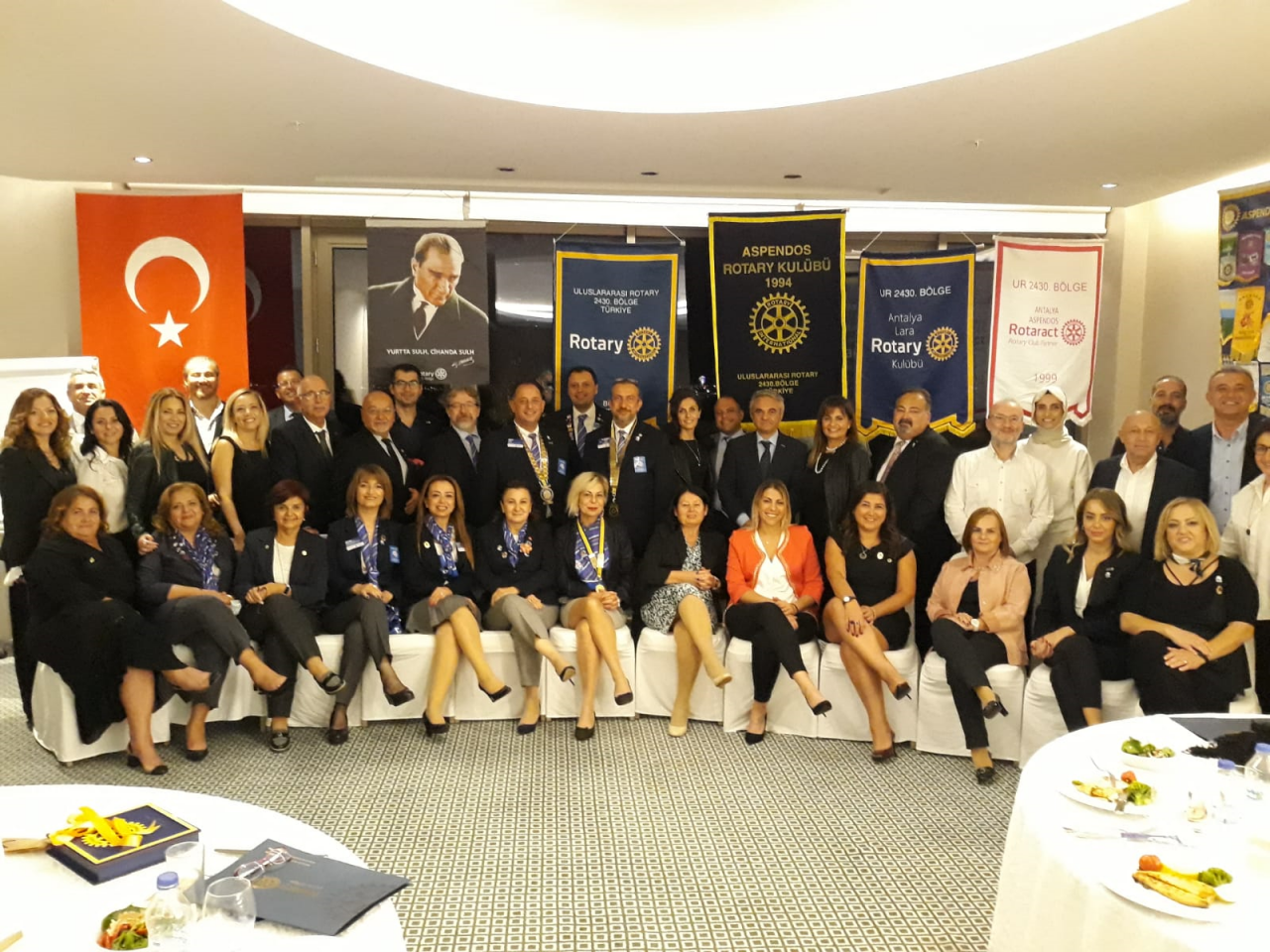 Aspendos Rotary Kulübü Guvernör Ziyareti ve Yeni Üye Alım Töreni