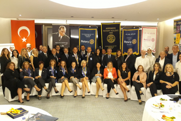 Aspendos Rotary Kulübü Guvernör Ziyareti ve Yeni Üye Alım Töreni