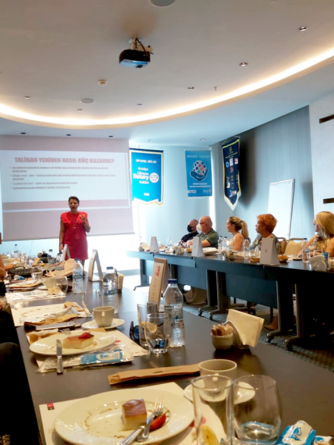 Antalya Olimpos Rotary Kulübü | "Türkiye Afganistan Olur mu? /Dr. Banu Bozkurt" Kulüp Toplantısı