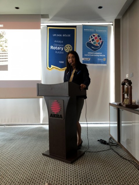Antalya Olimpos Rotary Kulübü | II. Asamble ve "Pandemi Sürecinde Çocuklar ve Ergenlerde Dikkat Eksikliği, Hiperaktivite Bozukluğu ve Pandemi Sonrası Sosyal Uyum, Disiplin Kazanma /Özgen Soysal" Kulüp Toplantısı