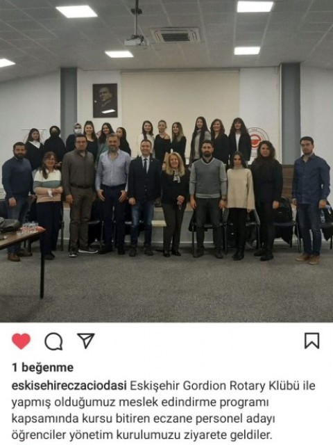 Eskişehir Gordion Rotary Kulübü Meslek Edindirme Kursu