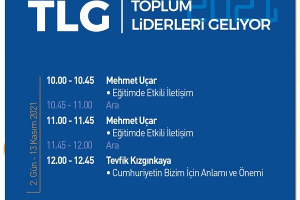 Antalya Olimpos Rotary Kulübü | "TLG | Toplum Liderleri Geliyor 2021 Antalya" 2. Gün 13 Kasım 2021