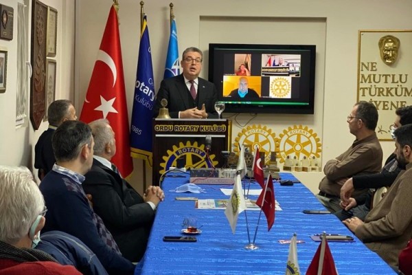 ORDU ROTARY KULÜBÜNÜN KONUĞU ORDU SERBEST MUHASEBECİ MALİ MÜŞAVİRLER ODASI BAŞKANI BAHADIR BAŞ OLDU.