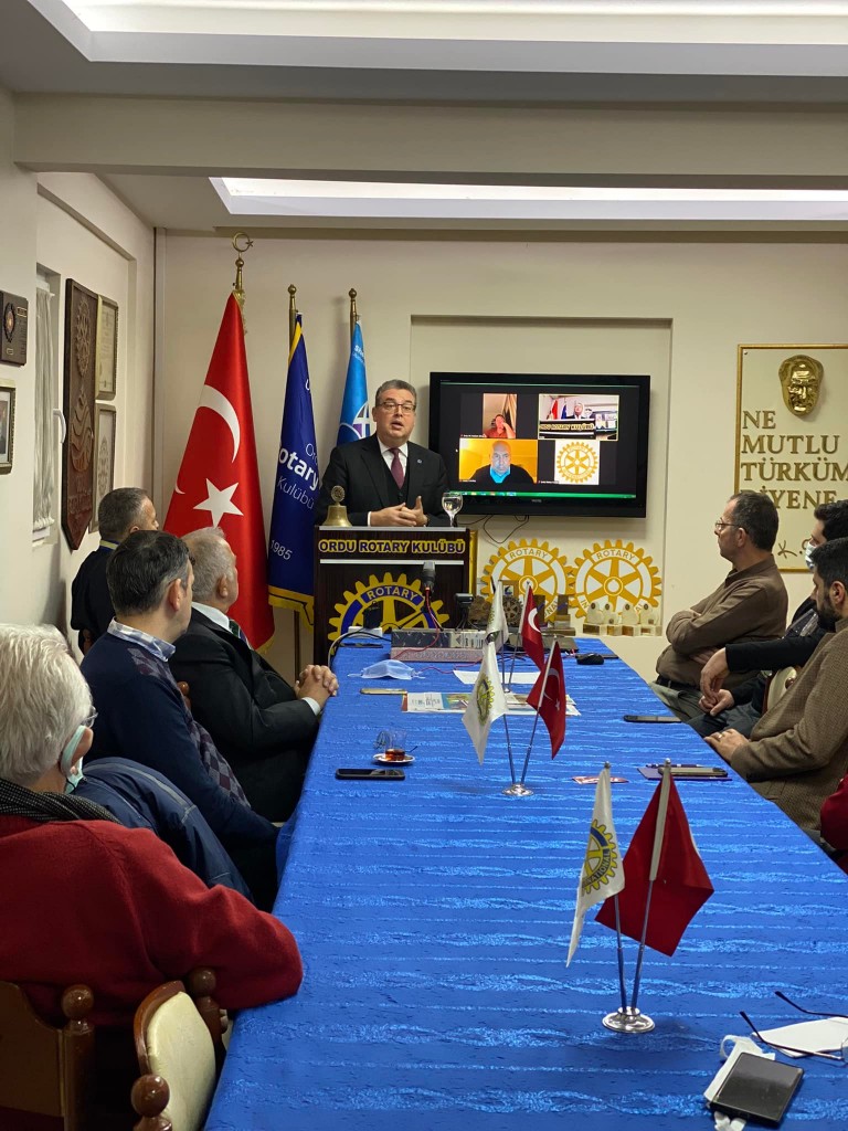 ORDU ROTARY KULÜBÜNÜN KONUĞU ORDU SERBEST MUHASEBECİ MALİ MÜŞAVİRLER ODASI BAŞKANI BAHADIR BAŞ OLDU.