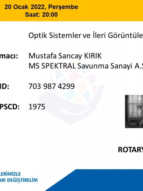 ANKARA KAVAKLIDERE RK 20 OCAK 2022 TARİHLİ ZOOM TOPLANTISI