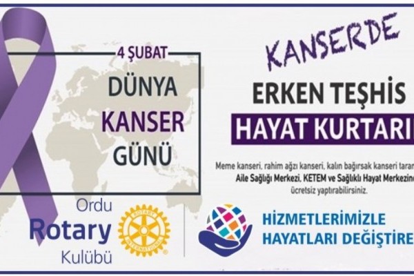 KANSERDE ERKEN TEŞHİS HAYAT KURTARIR