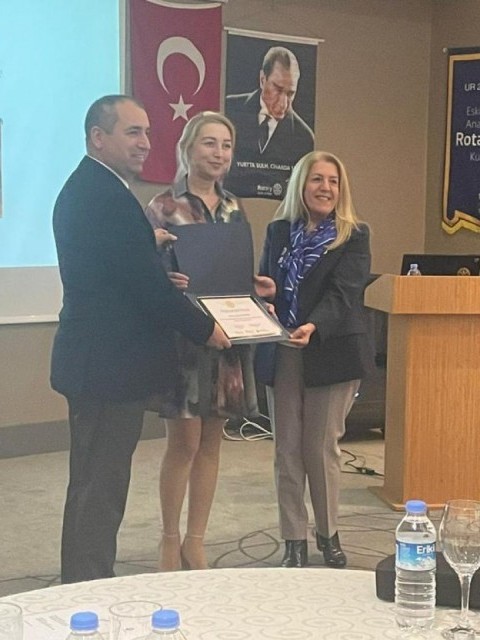 Eskişehir Gordion Rotary Kulübü ve Eskişehir Anadolu Rotary Kulübü ortak toplantısı