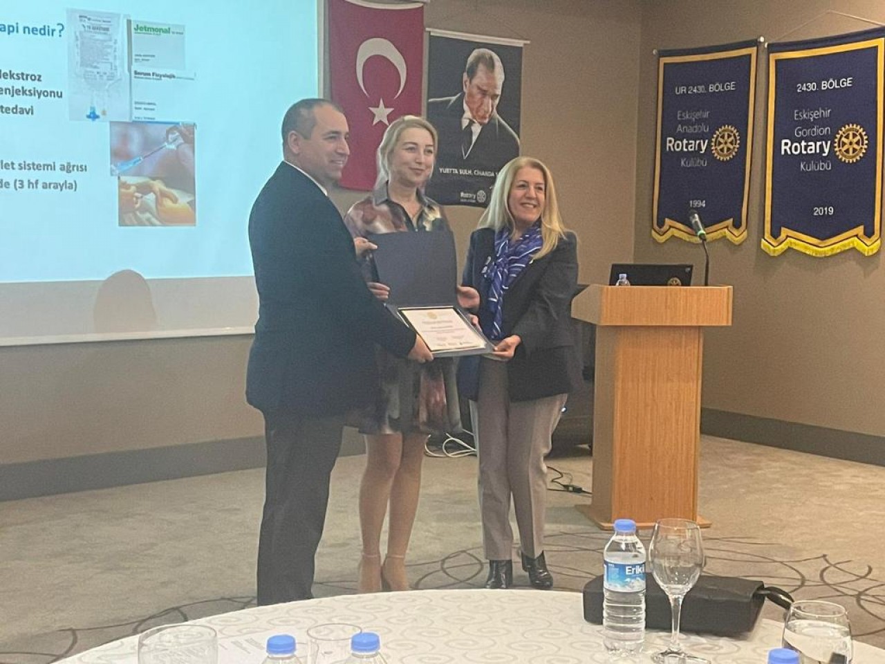 Eskişehir Gordion Rotary Kulübü ve Eskişehir Anadolu Rotary Kulübü ortak toplantısı