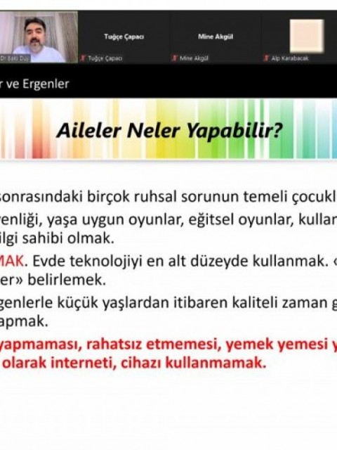 Eskişehir Gordion Rotary Kulübü ve Diğer Eskişehir Kulüpleri zoom toplantısı