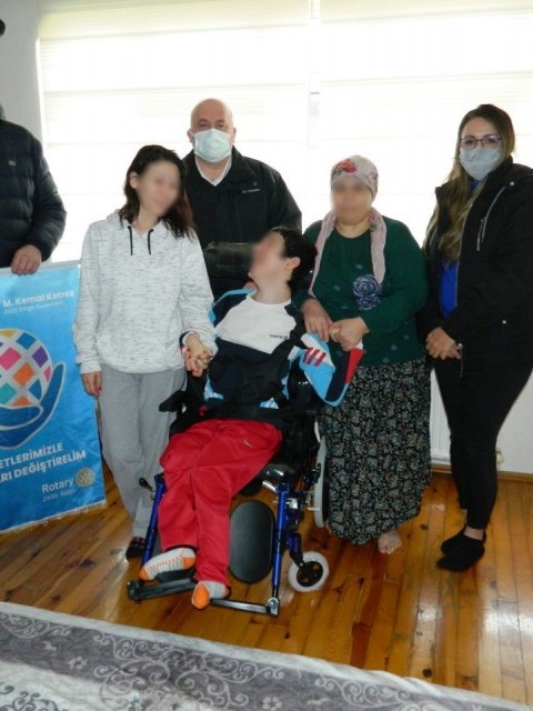 ORDU ROTARY KULÜBÜ ENGELLİLERİN YANINDA OLMAYA DEVAM EDİYOR