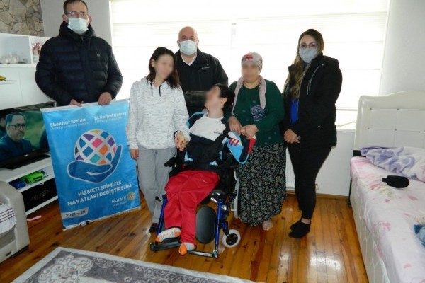 ORDU ROTARY KULÜBÜ ENGELLİLERİN YANINDA OLMAYA DEVAM EDİYOR