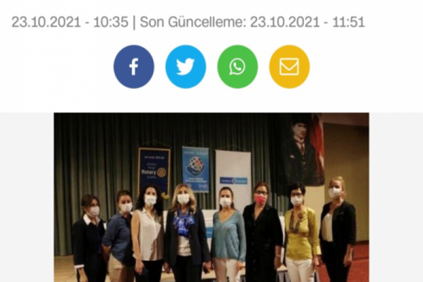 PERGE ROTARY KULUBÜ PROJELERİ ULUSAL BASINDA