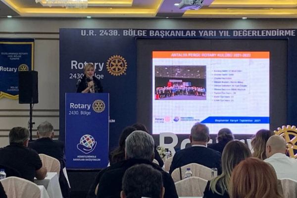 PERGE ROTARY KULUBÜ BAŞKANLAR YARI YIL TOPLANTISI KATILIMI