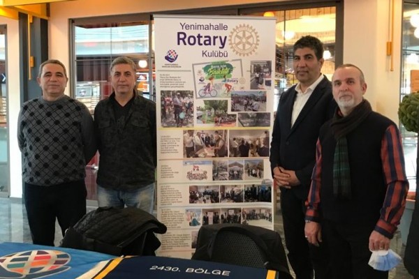 27.02.2022 Tarihinde Ankara Taurus AVM’ nde UR 2430. Bölge Organizasyonları Dahilinde, Ankara Bahçelievler RK. ve Ankara Çayyolu Rk. Tarafından Düzenlenen Dünya Rotary Günü  Kutlama Etkinliğine Katılım Sağladık.