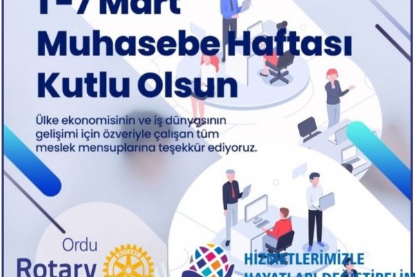 1-7 Mart Muhasebe Haftası Kutlu Olsun.