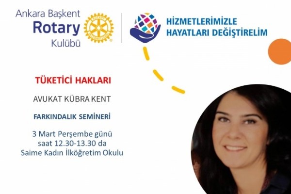 Ankara-Başkent RK EVKA projesi "Tüketici Hakları" sunumu gerçekleştirildi.  