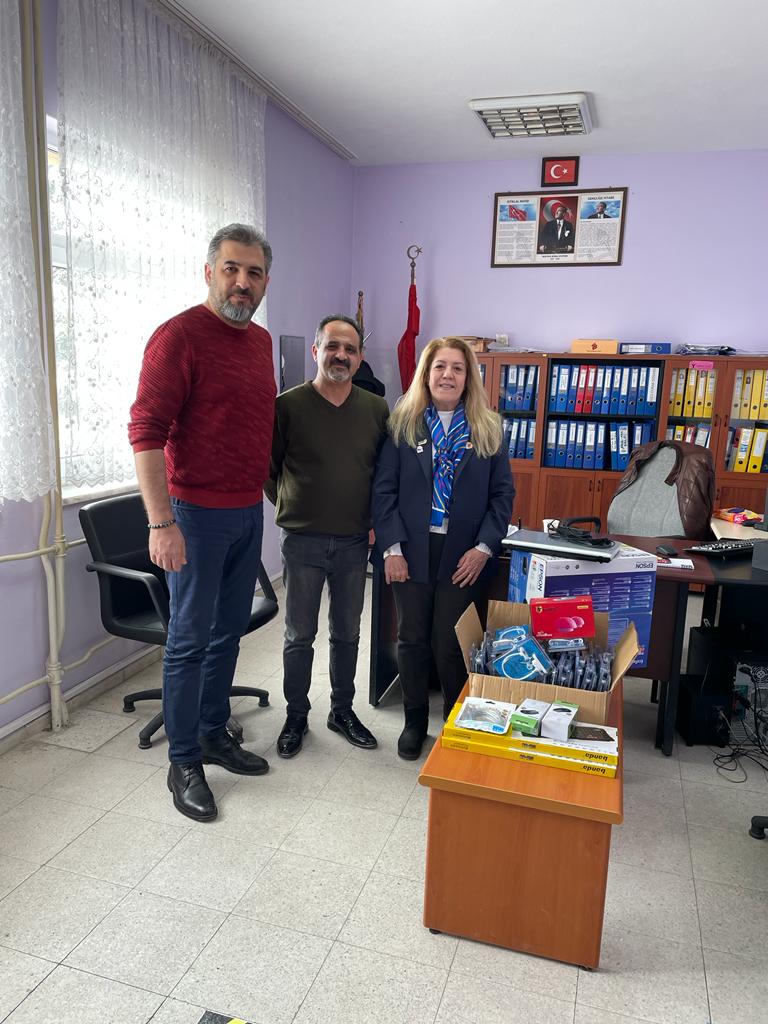 Eskişehir Gordion Rotary Kulübü  ,Çifteler Fatih İlkoku ziyareti