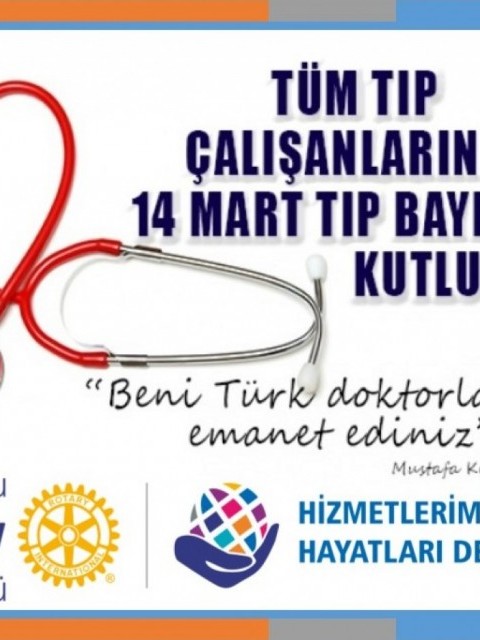 Ömrünü insanlığa adamış doktorlarımız başta olmak üzere tüm sağlık çalışanlarına minnettarız. İyi ki varsınız! 14 Mart Tıp Bayramınız kutlu olsun.