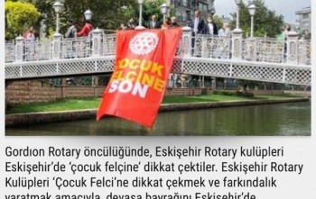Eskişehir Rotary Kulübü  ve  diğer Eskişehir Kulüpleriyle Polio Etkinliği