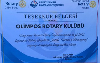 Antalya Olimpos Rotary Kulübü | Engelliler Nemrutta Projesi (Destek)